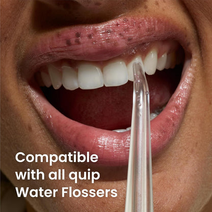 quip Water Flosser Replacement Floss Tips, Clear, 3 Pack