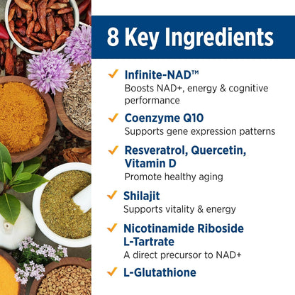 DOCTORS' PREFERRED Daily5 Multivitamin and NAD+ Anti-Aging Supplement