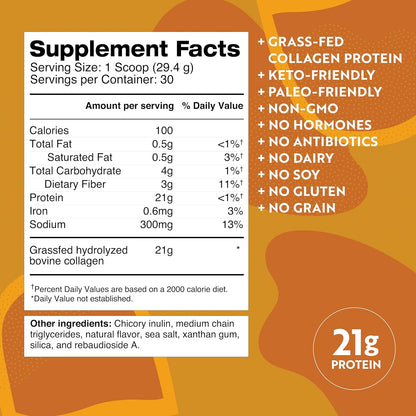 Dr. Kellyann Keto Bone Broth Protein Powder Bundle of (1) Chocolate, (1) Vanilla, & (1) Salted Caramel