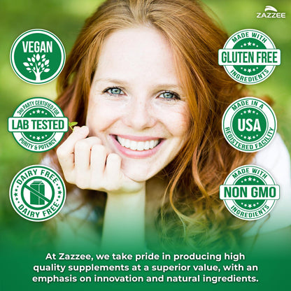Zazzee USDA Organic Moringa Leaf 20:1 Extract, 180 Vegan Capsules, 3 Month Supply, Certified Kosher, Moringa Oleifera, Antioxidant, Immune & Cellular Support, Superfood Supplement, Made in the USA