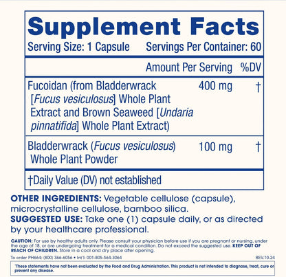 ProHealth Sirtuin 6 Activator | 60 Capsules | Fucoidan-Rich Seaweed Extract to Activate SIRT6 for Longevity, DNA & Cellular Support | Triple Lab-Tested, GMP-Manufactured in USA
