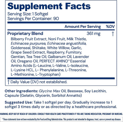 BodyHealth Gut Defense with PerfectAmino, Gut Health Support for Women and Men, GI Support Supplement - 90 Softgels