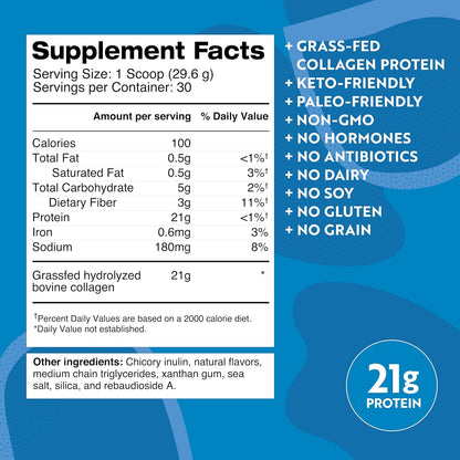 Bundle of Dr. Kellyann Keto Bone Broth Protein Powder - Chocolate (1), Vanilla (1)