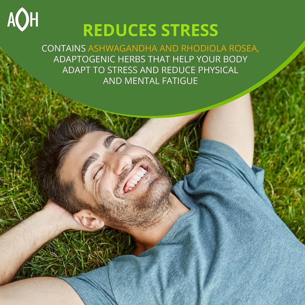 ADAPTOHEAL Energyheal Daily Energy Ashwagandha, Rhodiola (180 Caps)