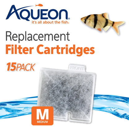 Aqueon Replacement Filter Cartridges Medium - 6 pack
