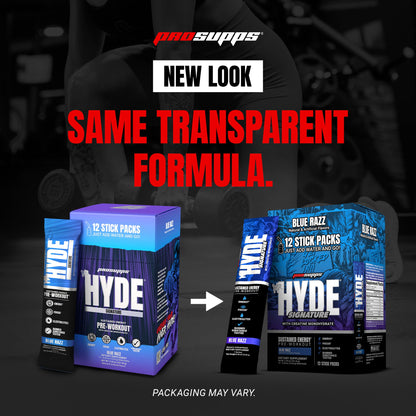 ProSupps Mr. Hyde Signature Pre Workout Powder with Creatine, Beta Alanine & Caffeine - Performance, Energy & Endurance - Clean Fitness & Gym Supplements for Men & Women (Blue Razz, 30 Servings)