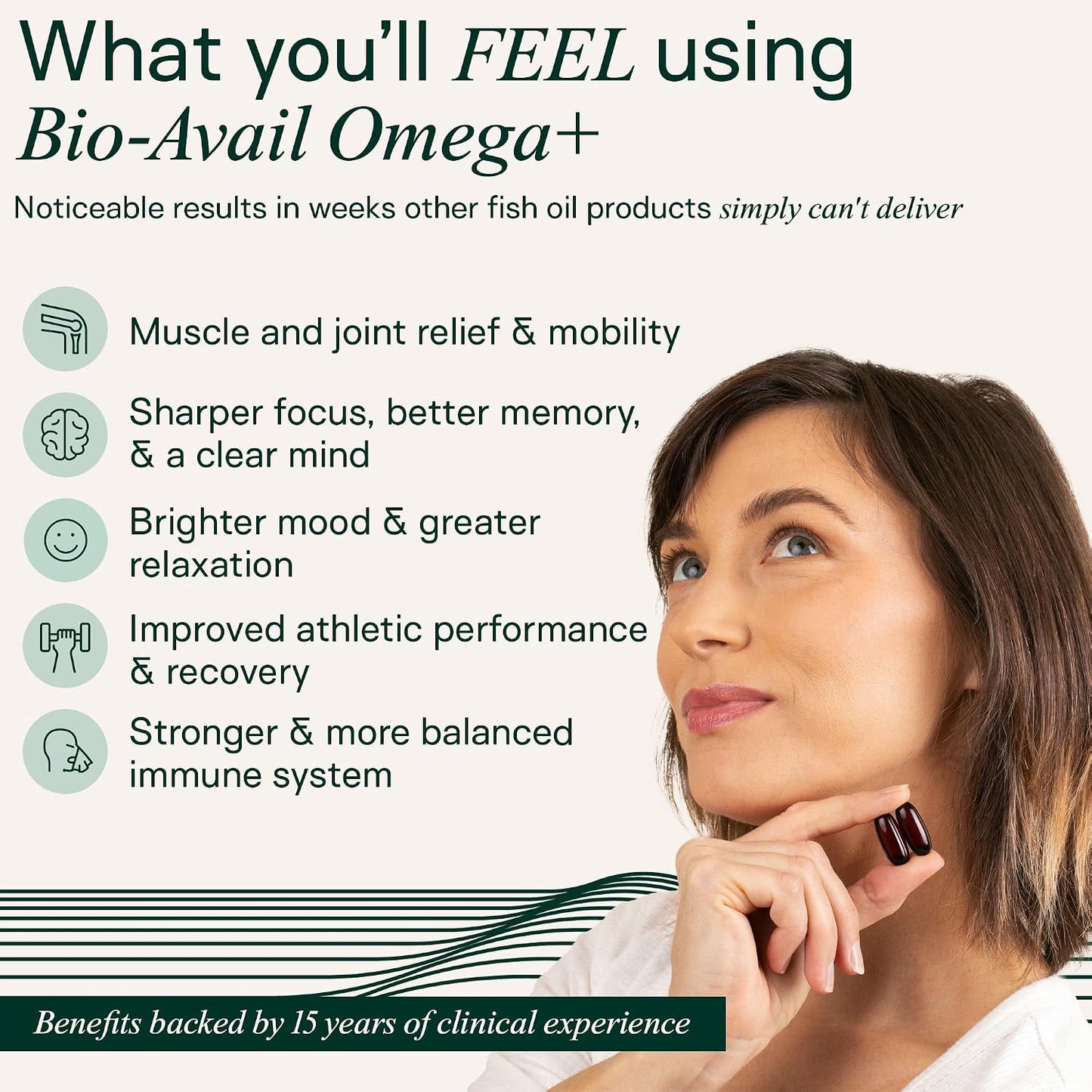 Adapt Naturals Brain & Body Wellness Bundle – Bio-Avail Omega+ Fish Oil & Luminous Mind Nootropic Supplement – 30-Day Supply