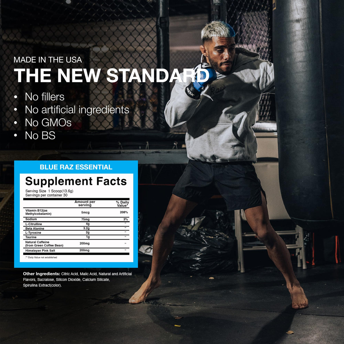 RAW Whey Isolate Protein Powder & Essential Pre-Workout Powder Bundle (Vanilla Oatmeal