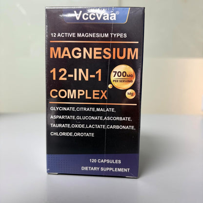 Magnesium Glycinate, High Absorption Chelated | Glycinate| Sleep Support 120 -Capsules
