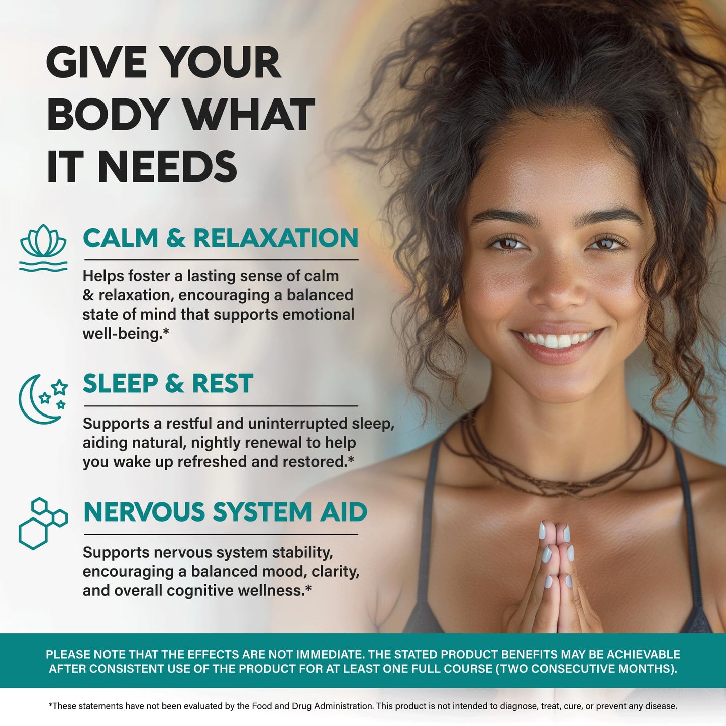 GABA L-Theanine 900 mg - Magnesium | Vitamin B6 - Calm, Sleep, Relaxation & Mood Support - Lab Tested - 750 mg Gamma AminoButyric Acid, 150 mg L-Theanine - Non-Habit Forming, Vegan - 120 Capsules