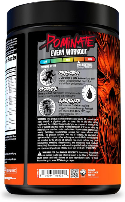 ProSupps Hyde Nightmare Intense Energy Pre-Workout, Orange Creamsicle, and Creatine 300 Bundle