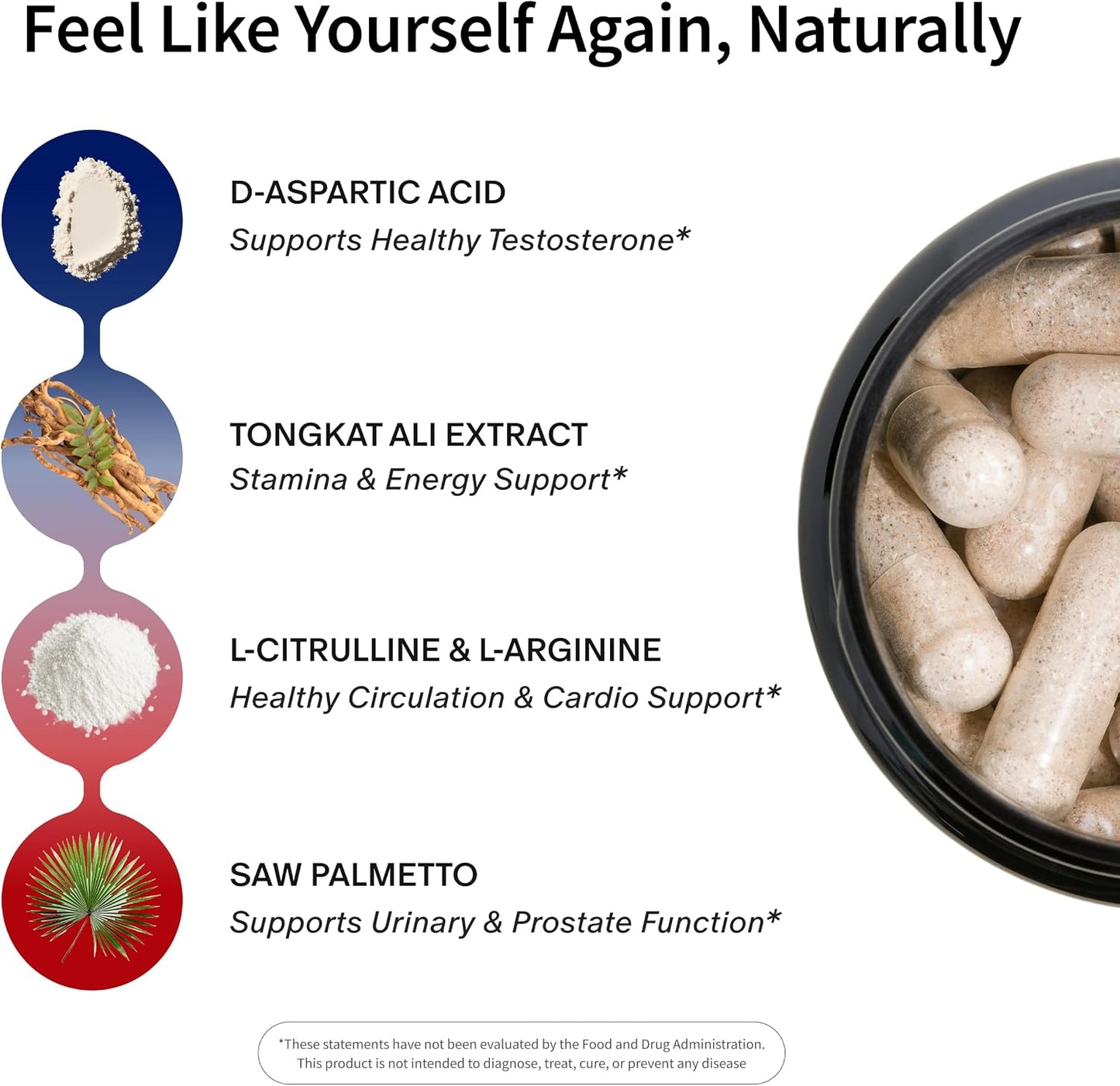 Snap Supplements Big Boy Bundle, Daily Men's Health Support, 90 Caps. Each | Includes Prostate Health with Saw Palmetto for Men, Testo Booster for Men & Nitric Oxide Booster, Vegan, Non-GMO, Gluten-Free