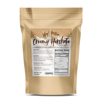 Horchata - Whey Protein, Traditional Mexican Flavor, Sugar-Free, Gluten-Free, 23g Protein