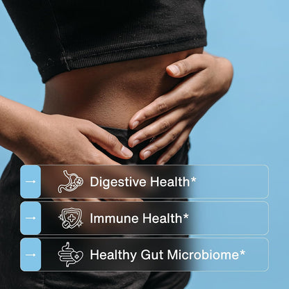 Probiotic for Digestive Health - Bloating Relief Daily Probiotics for Women and Men 750 Million CFU 10 Strains - Enteric Coated Vegan Capsules for Gut Health & Immune Support (120ct)