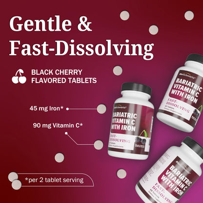 Bariatric D3 K2 Dissolvable Tablets - 90 Cherry-Strawberry Tablets