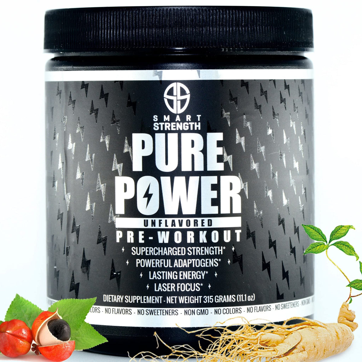 Pre Workout, Best All Natural PreWorkout Supplement. Pure Power, Healthy Pump, Clean