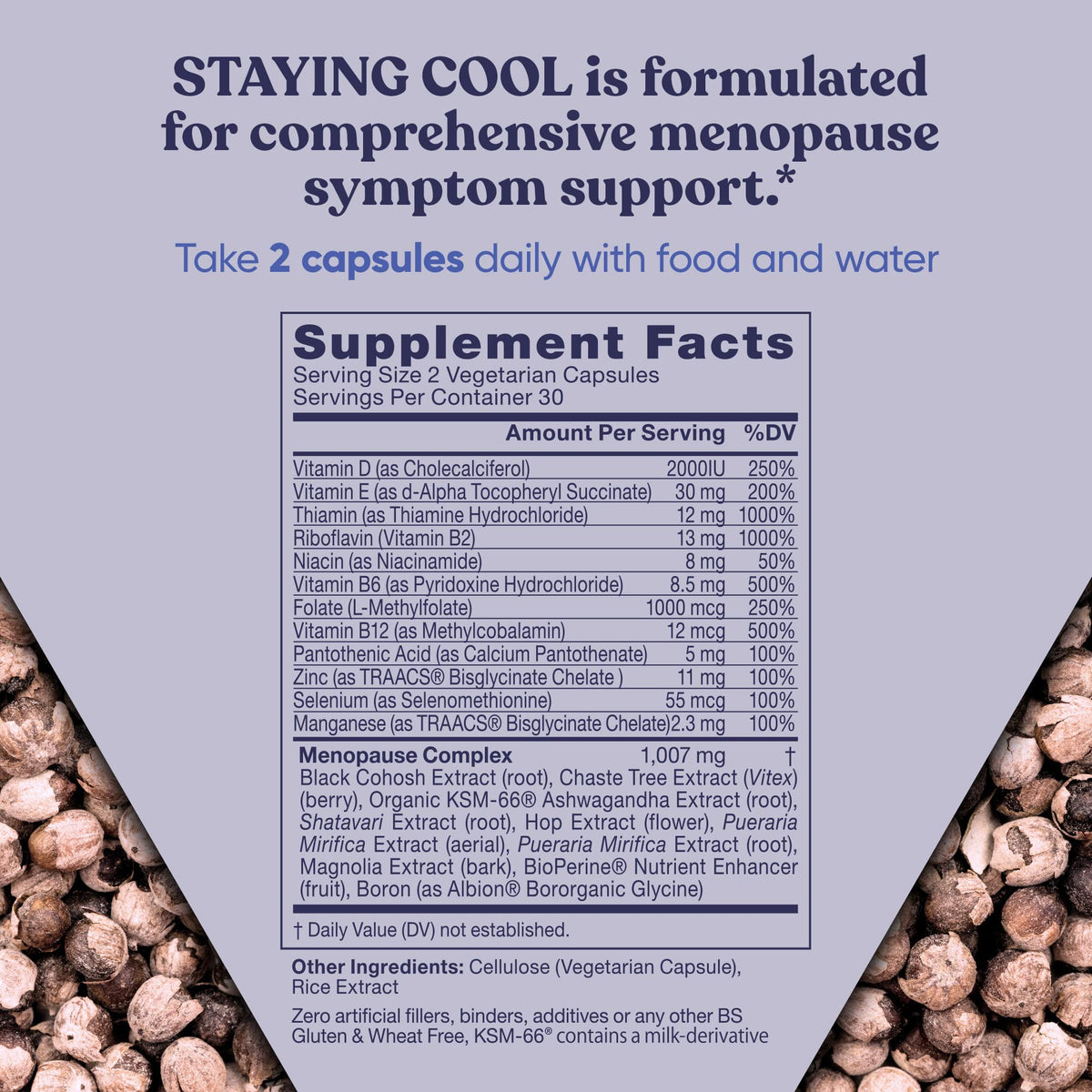 Staying Cool Menopause Supplements for Women – Hormonal Hot Flashes, Weight Support