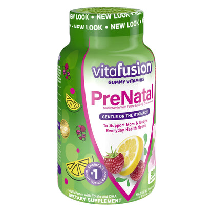 Vitafusion Prenatal, Gummy Vitamins WpNASN, 5Pack (90 Count)