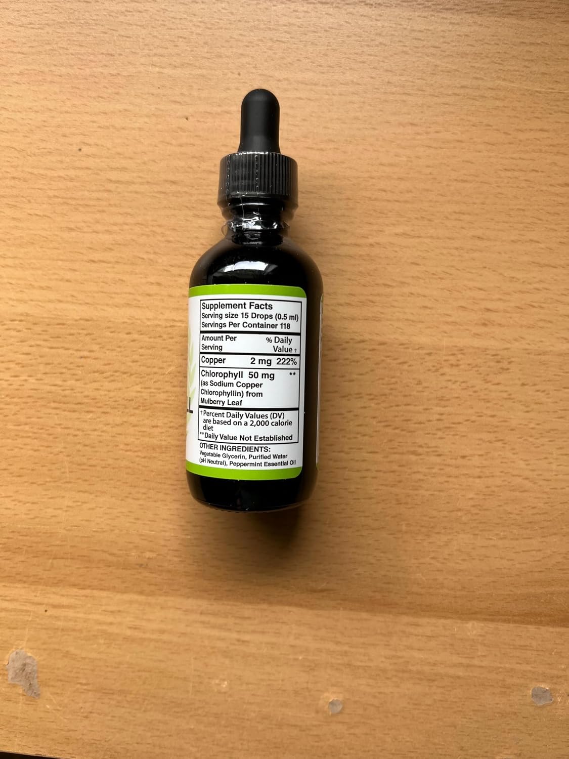 Benevolent Chlorophyll Liquid Drops & Magnesium Complex 4 Month Supply - Highly Concentrated Formula with 4X Potency for Skin Wellness and Freshness - 5 Premium Forms of Magnesium
