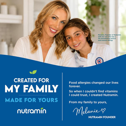 Nutracelle NUTRAMIN Kids Mood Boost Vegan Vitamin Gummy: Magnesium Citrate Supplement for Children with Ashwagandha & Vitamin B Complex to Relax & Focus - Sugar-Free, Wild Berry - 60ct (60 Count)