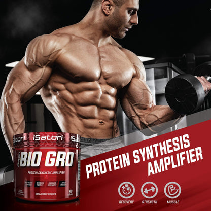 iSatori Bio-GRO Chocolate Ice Cream (60 Servings) & Bio-Active Whey Protein Powder