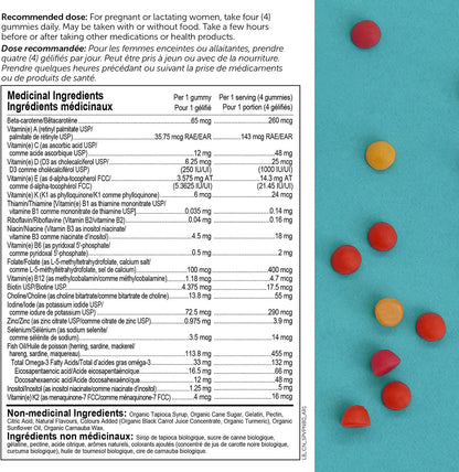 SmartyPants Prenatal Multivitamins and Probiotic Immunity Bundle: Omega 3 Fish Oil