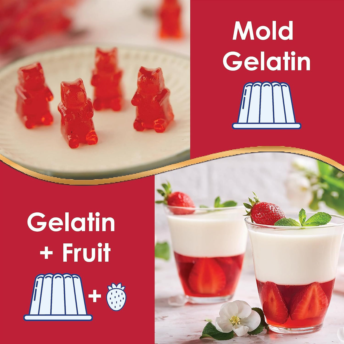 Royal Strawberry Gelatin Dessert Mix, Sugar Free and Carb Free,0.32 0z (Pack of 12)