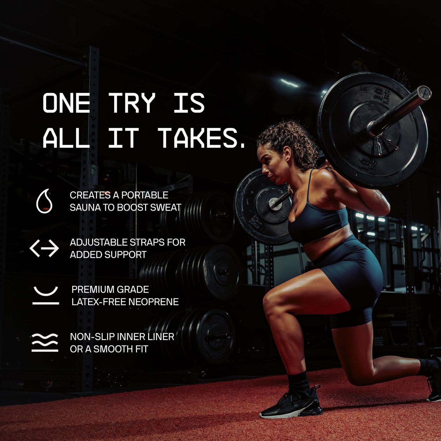 Sports Research Sweet Sweat® Waist Trimmer - Premium Sweat Enhancing Fitness Band for Women & Men