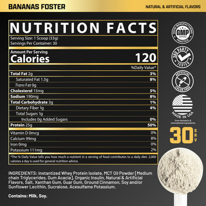 Nutrex Research IsoFit Whey Protein Powder Instantized 100% Whey Protein Isolate (30 Servings (Pack of 1), Vanilla Bean Ice Cream)