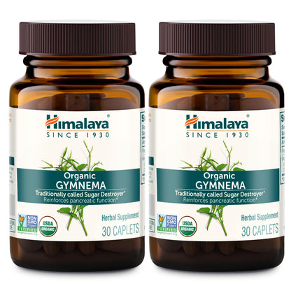 Himalaya USDA Organic Gymnema Sylvestre Supplement, 700mg, 60 Caplets
