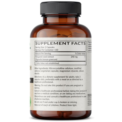 Futurebiotics Fenugreek Extra Strength Supports Overall Good Health & Well-Being, Non-GMO, 150 Vegetarian Capsules