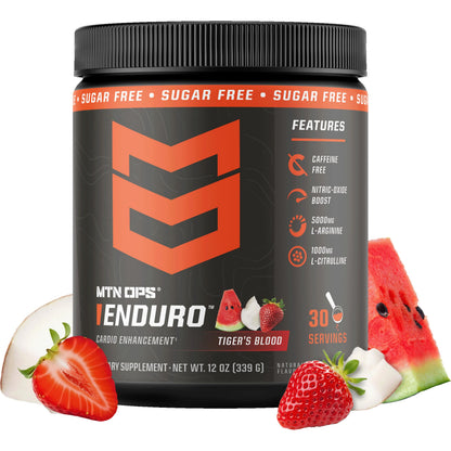 MTN OPS Enduro Stim-Free Pump Pre Workout, Pineapple