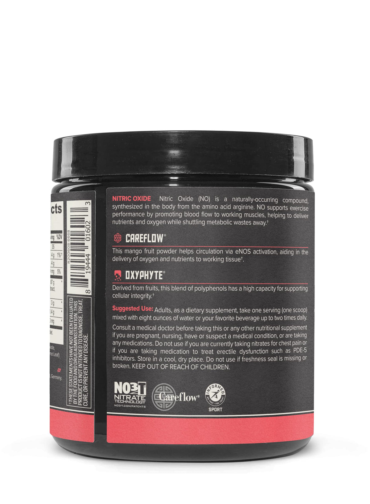 ONNIT Total Nitric Oxide - Caffeine Free Pre Workout Powder w/ Beet Root, L Arginine