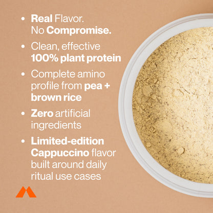 Momentous Vegan Protein Powder, 20g Pea & Rice Blend Protein, Chocolate | Complete Amino Acid Profile to Support Lean Muscle Growth, NSF Certified for Sport, Non-GMO & Gluten-Free (22 Servings)