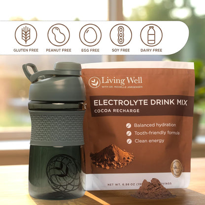 Chocolate Electrolyte Powder, Sugar-Free Cocoa Flavor