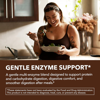 Papaya Enzymes for Digestion Support, Vegan and Gluten Free, 120 Servings | Papaya Digestive Enzymes for Women with Bromelain & Papain for Better Nutrient Absorption Plus Protein & Carb Digestion