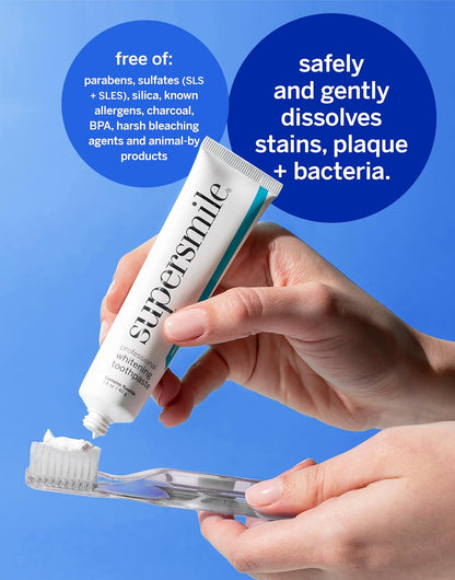Supersmile Original Mint Whitening Trio, 3 Toothpastes + Toothbrush