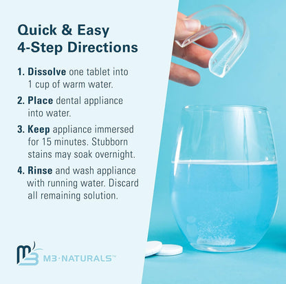 Nano Hydroxyapatite Toothpaste & Dental Appliance Cleaner Tablets