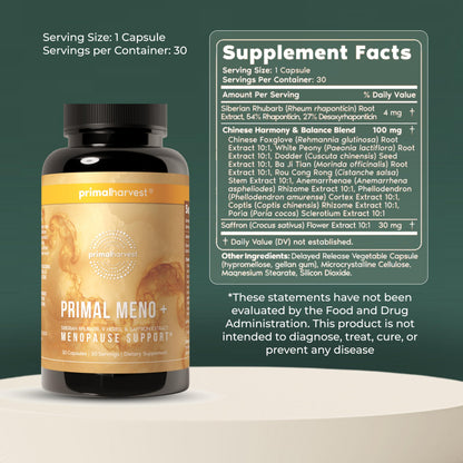 Primal Harvest Ashwagandha – Daily Vegan Supplement, Gluten & Dairy Free