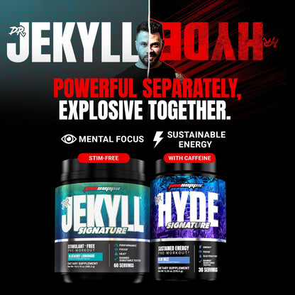ProSupps Dr. Jekyll Nightmare Pre Workout Powder with Nootropics – Stim-Free Preworkout Supports Focus & Performance – Caffeine-Free Gym & Fitness Supplements (Jawbreaker, 30 servings)