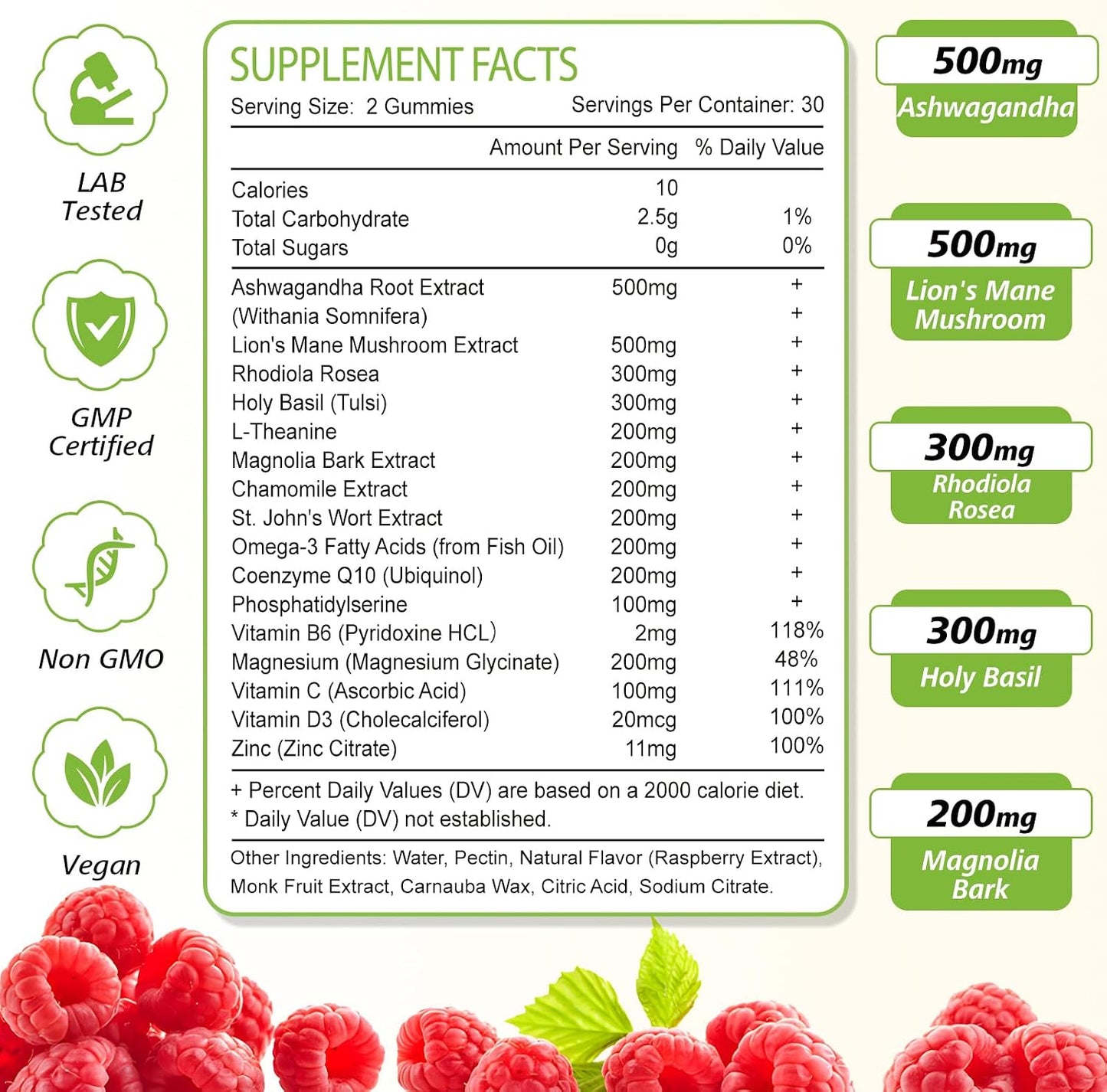 Cortisol Gummies for Women, 16-in-1 Sugar Free Cortisol Supplements for Women with Ashwagandha, Rhodiola Rosea, Magnesium, L-theanine for Relaxation, Zzz, Cognition, Raspberry Flavor, 60Ct