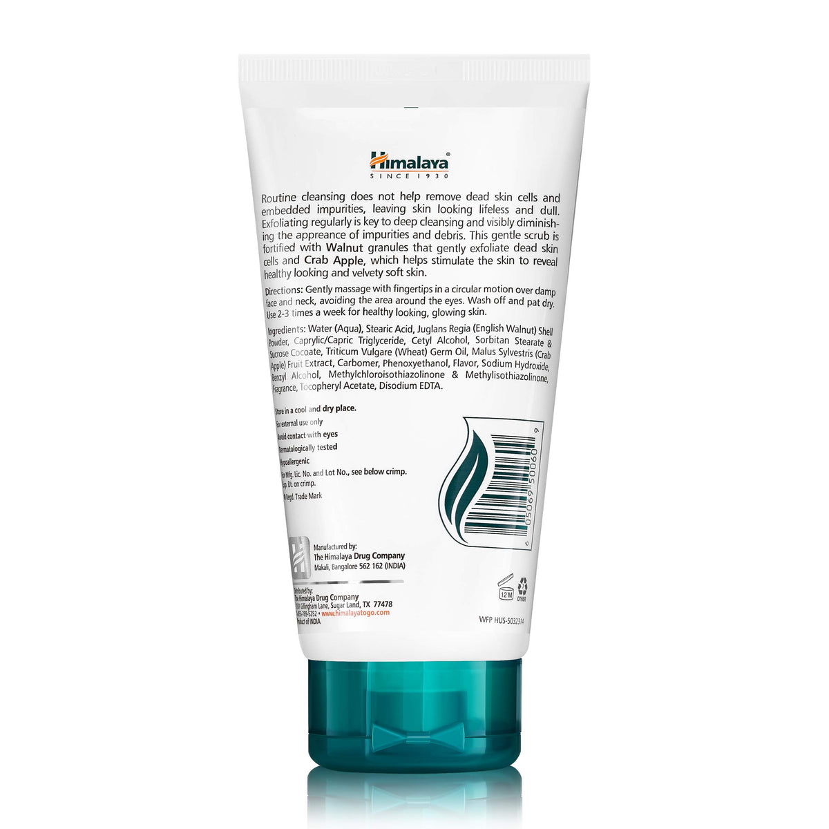 Himalaya Gentle Exfoliating Apricot Face Scrub for Deep Cleansing, 150 ml
