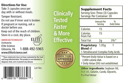 1Tdc Joint & Muscle Health 90 Soft Gels Formulated To Provide Complete Body Relief Enhanced With 1Tetradecanol Complex To Promote Natural Joint Flexibility Safe & Effective