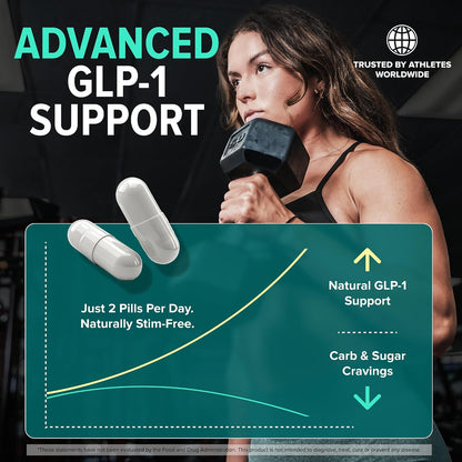 GLP-1 Supplement - Super Berberine Weight Management Support Healthy GLP-1 Naturally | Advanced Appetite Control & Metabolism Support with Clinically Studied Ingredients  | Stimulant Free