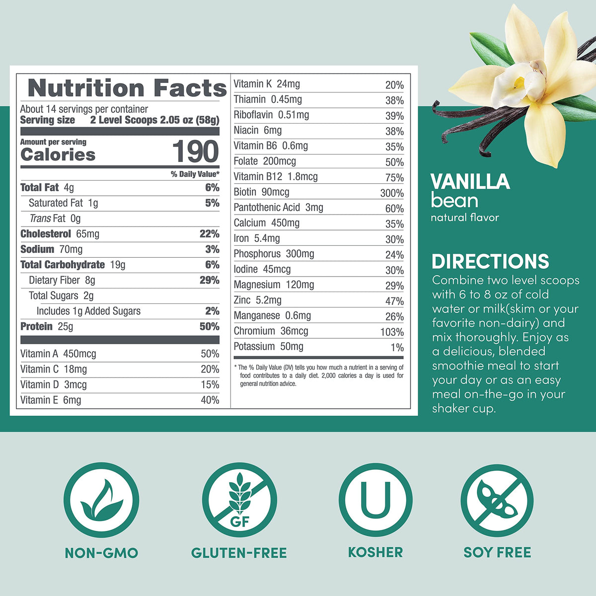 Designer Wellness, Designer Whey Protein Meal Powder with Vitamins, Minerals