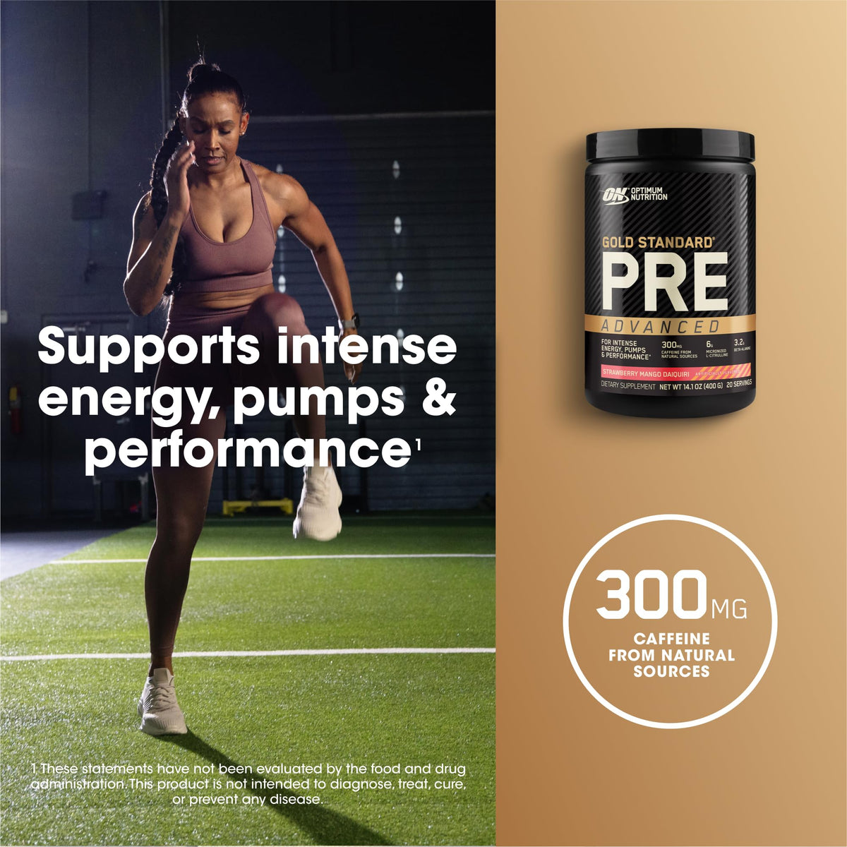 Optimum Nutrition Gold Standard Pre Workout Advanced, with Creatine, Beta-Alanine