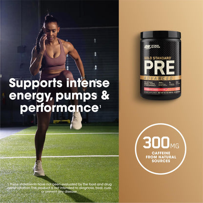 Optimum Nutrition Gold Standard Pre Workout Advanced, with Creatine, Beta-Alanine