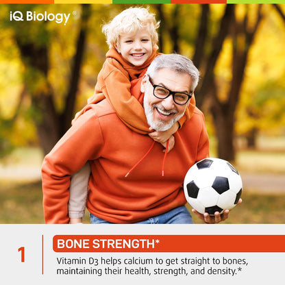 Liquid Vitamin D3 10000 IU - USDA Organic Vitamin D Drops for Adults & Kids | Vit D3 with MCT Oil for Better Absorption - Bone & Immunity Support, Dental Health* - 2 Fl Oz (Pack of 1)