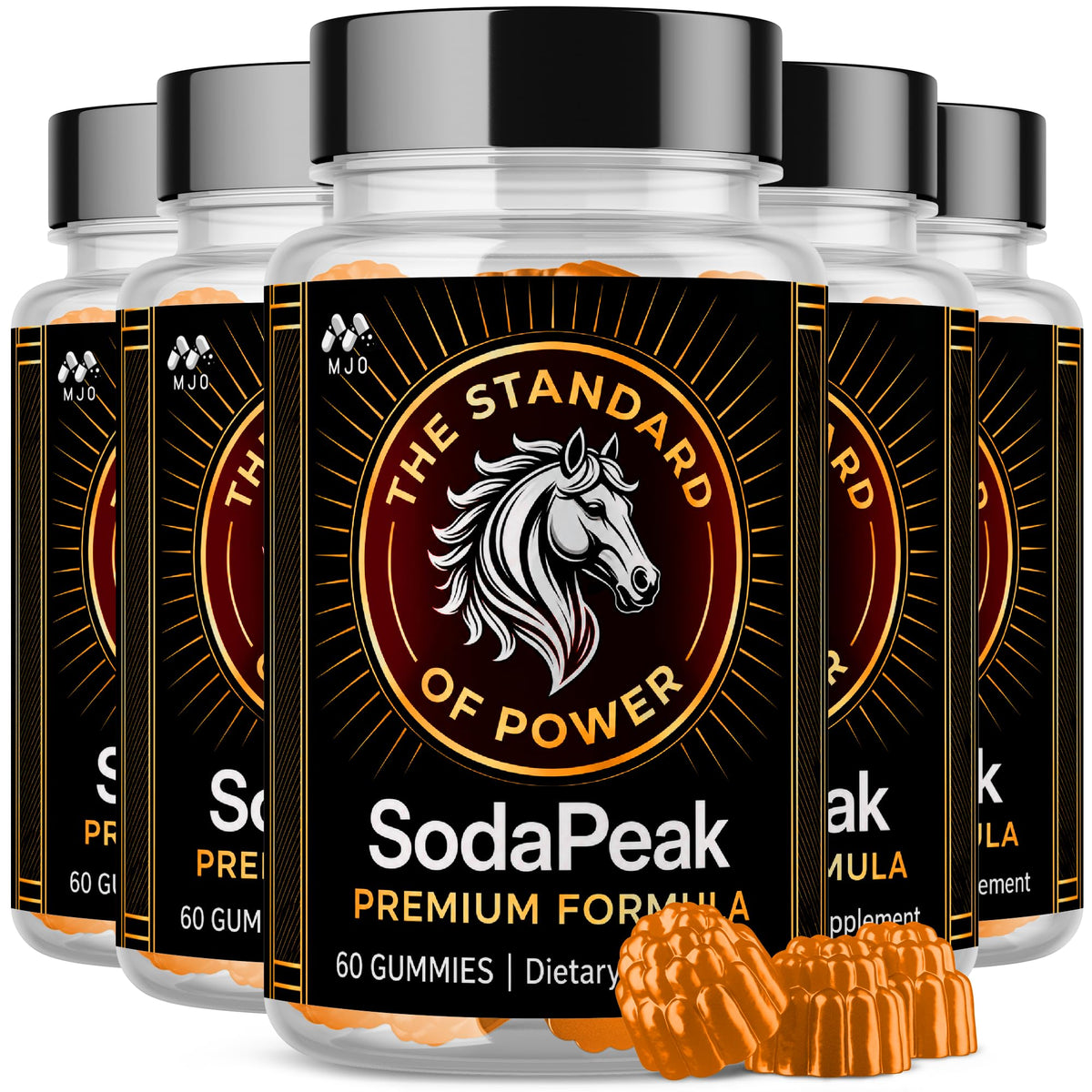 Soda Peak Gummies for Men, SodaPeak Premium Male Gummys 2-Pack, 120 Gummies
