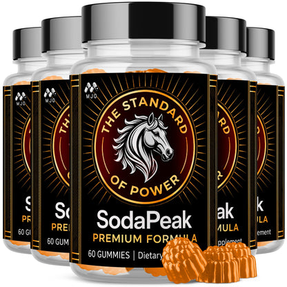 Soda Peak Gummies for Men, SodaPeak Premium Male Gummys 2-Pack, 120 Gummies